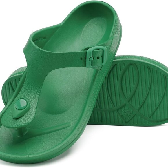 Women's Eva Flip Flop Sandals Comfortable Beach Casual Summer Shoes - Picture 2 of 5